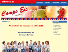 Tablet Screenshot of campo-eis.de